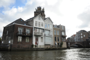 View of historic Dordrecht